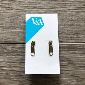 V&A Zipper Earrings Alexander McQueen: Savage NEW